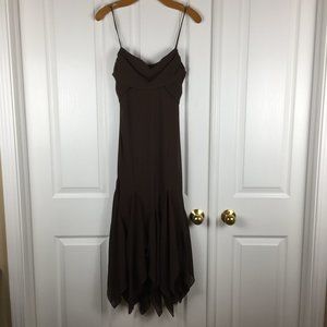 Alyn Paige Flowy Brown Dress